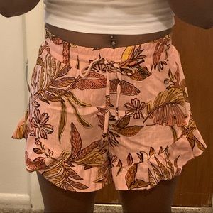 Floral Printed Flowy Shorts